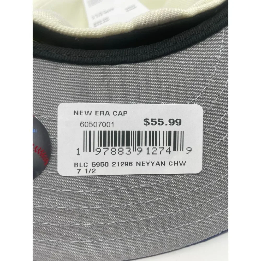New Era New York Yankees x Big League Chew 59FIFTY Fitted Hat Mens Size 7 1/2‎